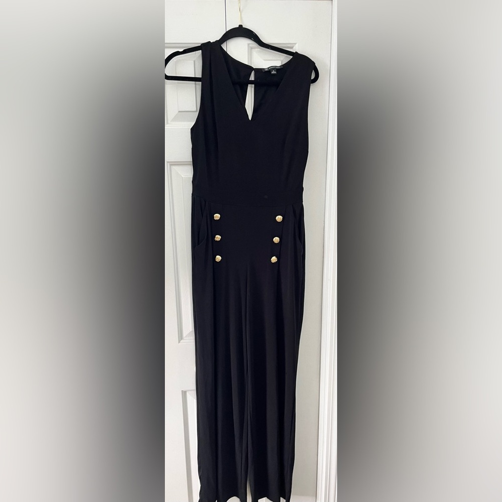 Black nautical jumpsuit